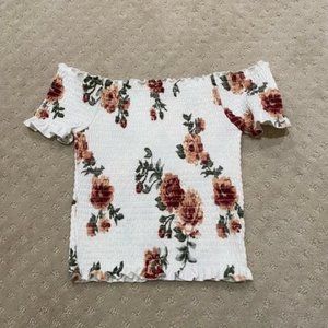 Orange Kiss - Floral Tube Top